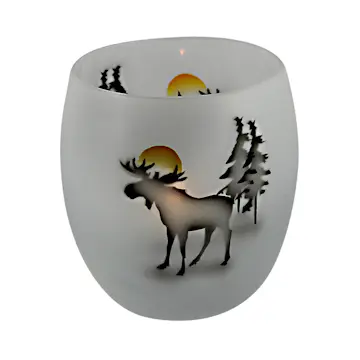 Ljuslykta Nybro Crystal Älg