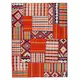 Persisk Patchworkmatta Arkiio 752102 Kelim Flerfärgad 153x206