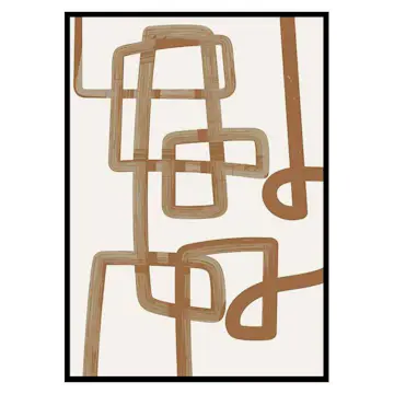 Poster Gallerix Watercolor Maze