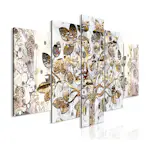 Tavla Arkiio Tree Of Happiness Wide 5 delar 225x100
