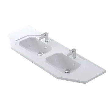 Tvättställ Björbo Badrum Valhall 1500 Dubbel Mineralkomposit