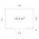 Stuga Palmako Lisandra 20,1 m² (inv. 19,4 m² )
