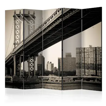 Rumsavdelare Skärmvägg Arkiio Manhattan Bridge New York II 225x172 cm