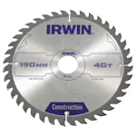 Sågklinga Irwin 190x30/20/16mm 40t 2,5mm