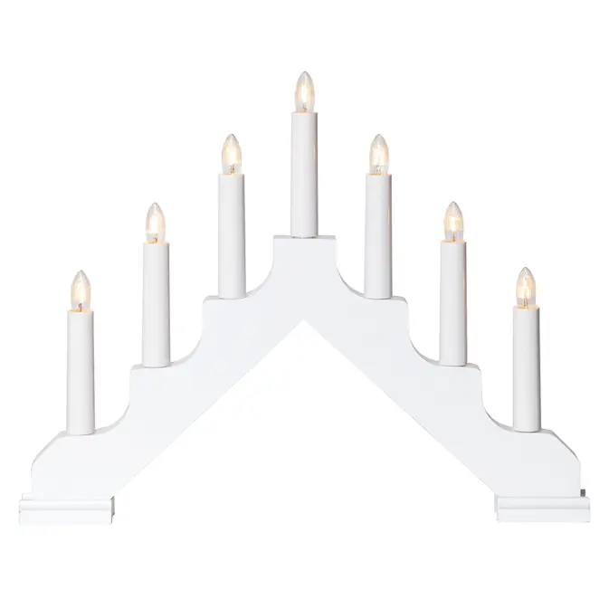 Ljusstake Star Trading Ada 7-Armad Adventsljusstake