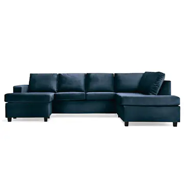 4-sitssoffa Basic Home Crazy U-formad med Divan och Schäslong Large 285 cm