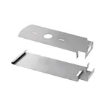 Sockelfäste Tebo PB-End Rostfri