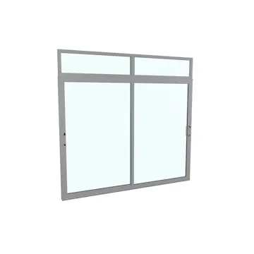 Skjutdörr med Överljus Landskap Robust Vår och Höst 2-del