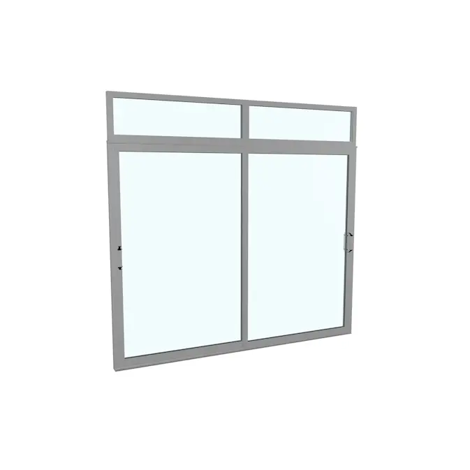 Skjutdörr med Överljus Landskap Robust Vår och Höst 2-del