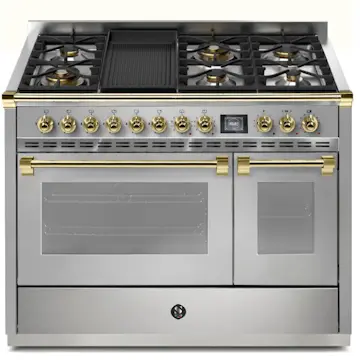 Gasolspis Steel Ascot Combi - Steam 120 cm Rostfri med Två Ugnar