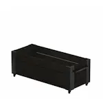 Blomlåda PLUS Blomlåda Cubic Svart 120x50x45 cm Utomhus, FSC-certifierad