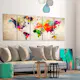 Tavla Arkiio World Map Painted World