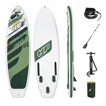 SUP-bräda Bestway Kahawai Grön med Justerbar Paddel