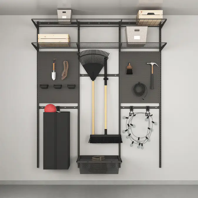 Trädgårdsförvaring Elfa Ready Solution 2 Garage+ B: 1855 mm