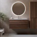 Tvättställsskåp Bathlife Eufori med Tvättställ och Spegel Skina