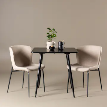 Matgrupp Venture Home Polar 75 med 2 st Modesto Stolar