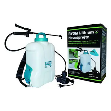 Trädgårdsspruta Ryom 10L med Batteri och Laddare