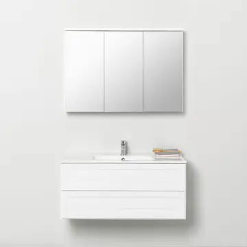 Möbelpaket Westerbergs Gryning 1000 med Spegelskåp Vit