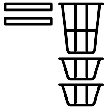 Add-On Temal, 2 x Hylla, 1 x Tvättkorg, 2 x Förvaringskorg