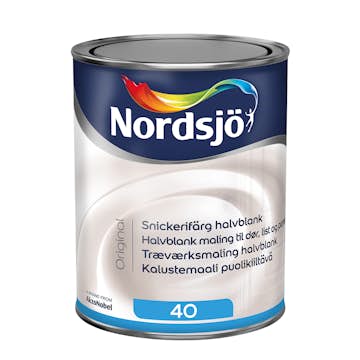 Snickerifärg Nordsjö Original Snickeri Halvblank Nordsjövit