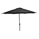 Parasoll Ute Hillerstorp Svart Aluminium Ø300 cm, Vev- & Tilt Funktion