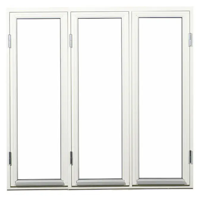 Sidohängt Fönster Outline 3-Glas Trä 3-Luft