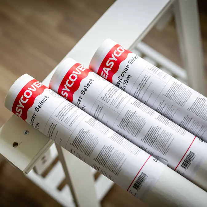 Renoveringstapet Duro Easy Cover Select EasyUp Väggtäckare Vit