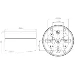 Vägg-/Taklampa Ifö Electric Opus 200 Rak med Sensor