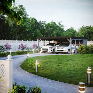 Carport Palmako Karl 40,6 m2