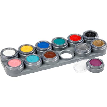 Ansiktsfärg Creativ Company Grimas Sminkpalett Mixade Färger 12x25 ml/ 1 st