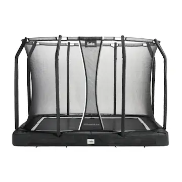 Studsmatta Salta Premium Ground inkl. säkerhetsnät 305x214 cm