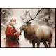Poster Gallerix Santa And Reindeer