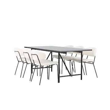 Matgrupp Venture Home Astrid med 6 Chico Stolar