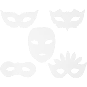 Teatermasker Creativ Company Vit 16 St/1 Förp