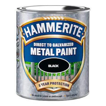 Metallfärg Hammerite Direkt På Galv Svart 750ml