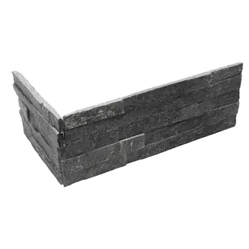 Väggsten ArtStone Black Glossy Mountain Hörn