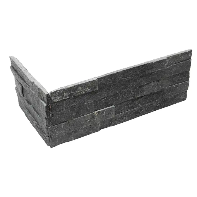 Väggsten ArtStone Black Glossy Mountain Hörn