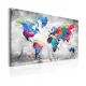 Tavla Arkiio World Map Grey Style