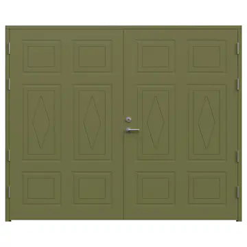 Garageport Leksandsdörren Kullsbjörken Classic