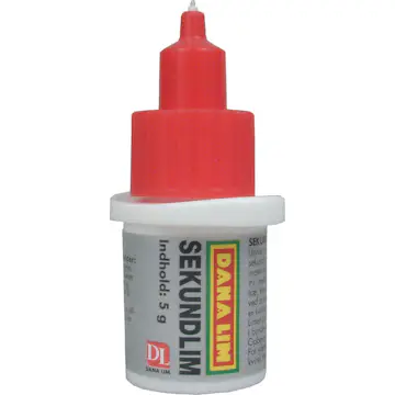 Sekundlim Danalim Dana 351 Transparent 5g för Metall, Gummi och Trä