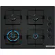 Gashäll Bosch Serie 2 POH6B6K30 Svart 60 cm