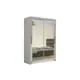 Garderob Concept 55 Miami 120x58x200 cm Vit/Beige