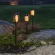 Solcellsfackla Star Trading Flame Mini Torch Promotion 3-pack Twilight