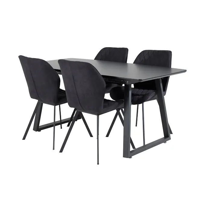 Matgrupp Venture Home Ina med 4 Geneva Stolar