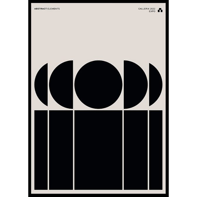 Poster Gallerix Abstract Elements No1