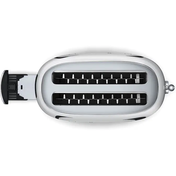 Brödrost Smeg TSF02SSEU Krom Retro med Extra Breda Fack