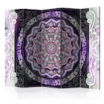 Rumsavdelare Skärmvägg Arkiio Round Stained Glass Violet II 225x172 cm