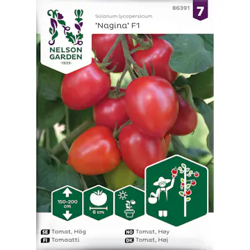Frö Nelson Garden Tomat Hög Nagina F1