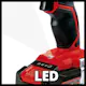 Slagborrmaskinskit Einhell TE-CD 18/2 Li-i med 1x2,5 Ah Batteri och 22 delars Bit- och Borrset