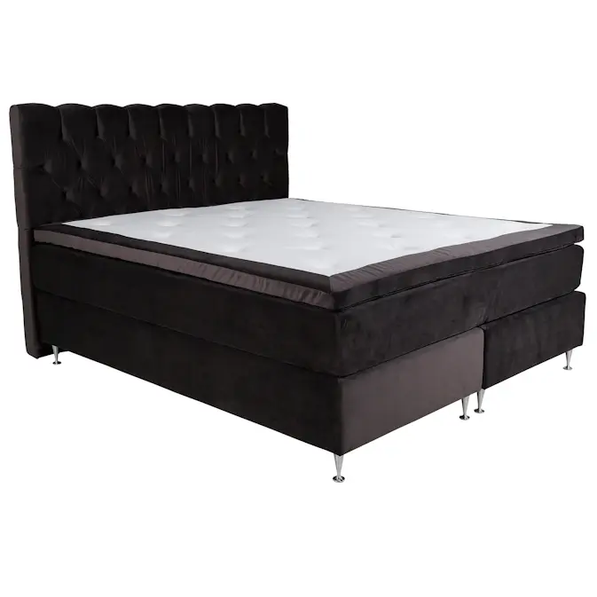 Kontinentalsäng Venture Home Frösslunda Sammet med Sänggavel Sandvik